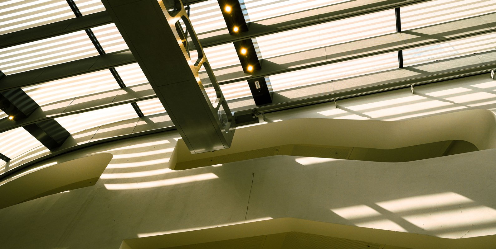 Ceilings with modern architecture